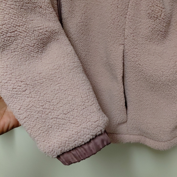 ZeroExposur Women's Reversable Pink Fleece Plus Size Puffer Coat Size XL - Picture 9 of 16